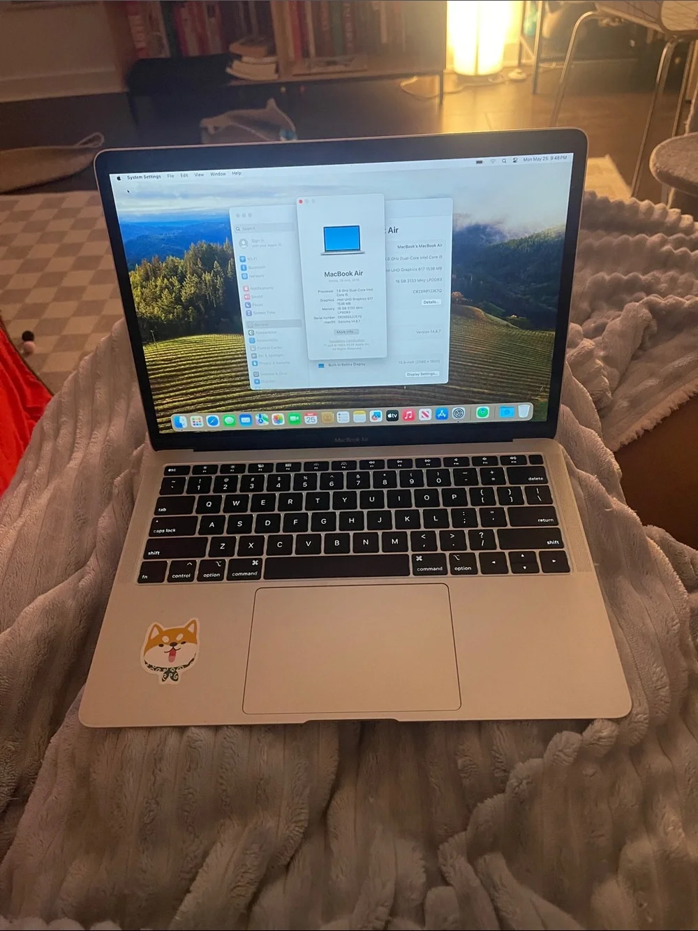 Apple Silver MacBook Laptop 1.6 GHz Dual-Core Intel Core i5 16GB 256 GB